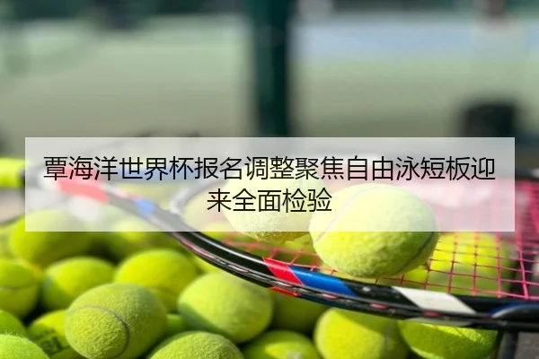 覃海洋世界杯报名调整聚焦自由泳短板迎来全面检验